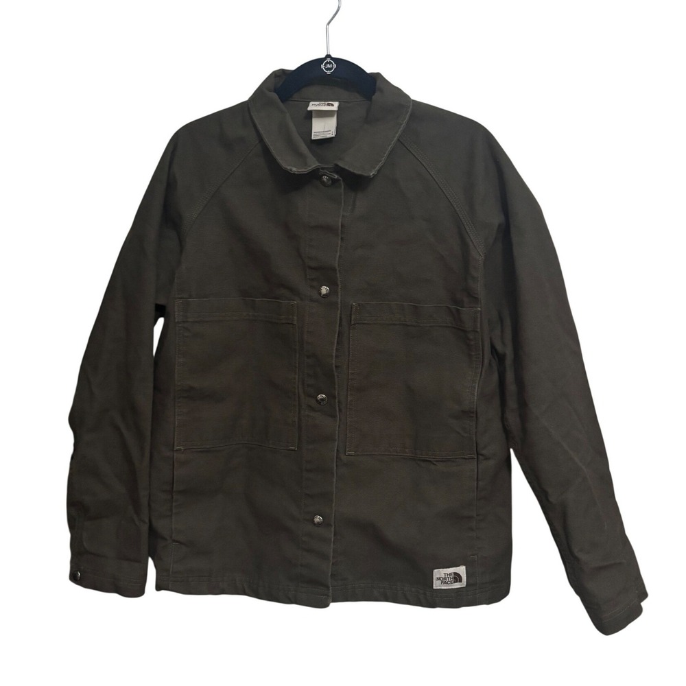 North Face | Berkeley Utility Jacket Dark Green/Gray Women's Sz L NF0A4AG9